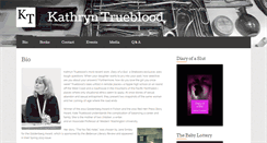 Desktop Screenshot of kathryntrueblood.com